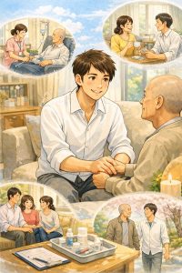 医療だけで終わらせない。在宅で寄り添うLEのがん訪問看護